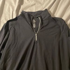 Long sleeve navy rhoback quarter zip